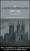 Cover image for The Church of England 1688-1832